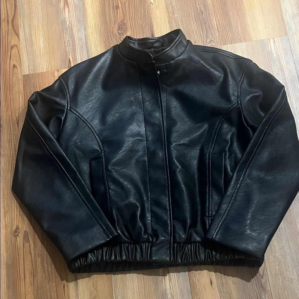 Abercrombie & Fitch Vegan Leather Jacket
